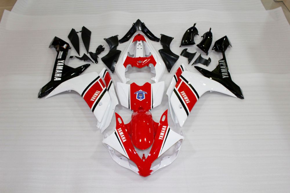Комплект пластика для мотоцикла Yamaha YZF-R1 07-08 Красно-Белый