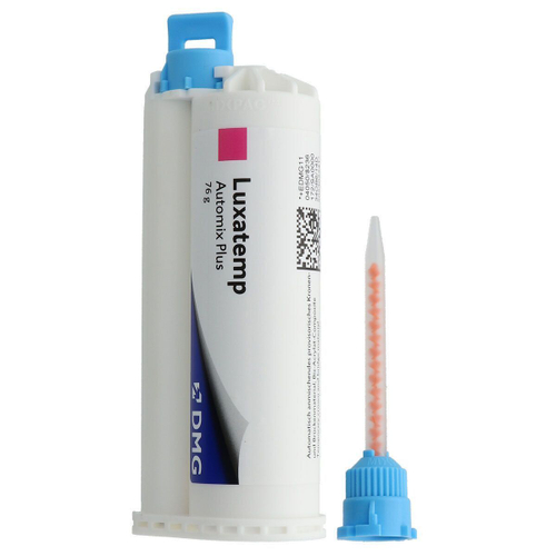 Люксатемп Автомикс Плюс + A1/Luxatemp Automix Plus + A1 (76 г) DMG. Пластмасса для изготовления временных коронок и мостов, вкладок, накладок, виниров. Самополимеризующийся композит.