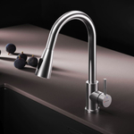 Смеситель для кухни с вытягивающимся изливом, сатин AM.PM X-Joy S F85B07511