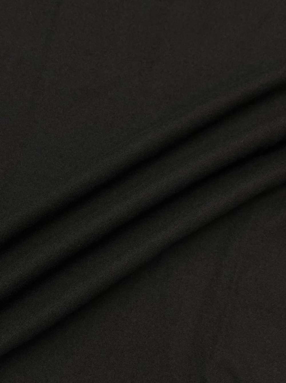 Шерсть костюмно-плательная Loro Piana черная