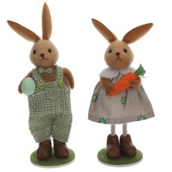 GAEM Фигурка декоративная "Зайка" (блок 12шт), L7 W4,5 H16 см, 2в.