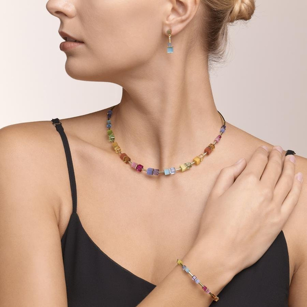 Браслет Coeur de Lion Multicolor Rainbow-Gold 5020/30-1535 цвет мультиколор