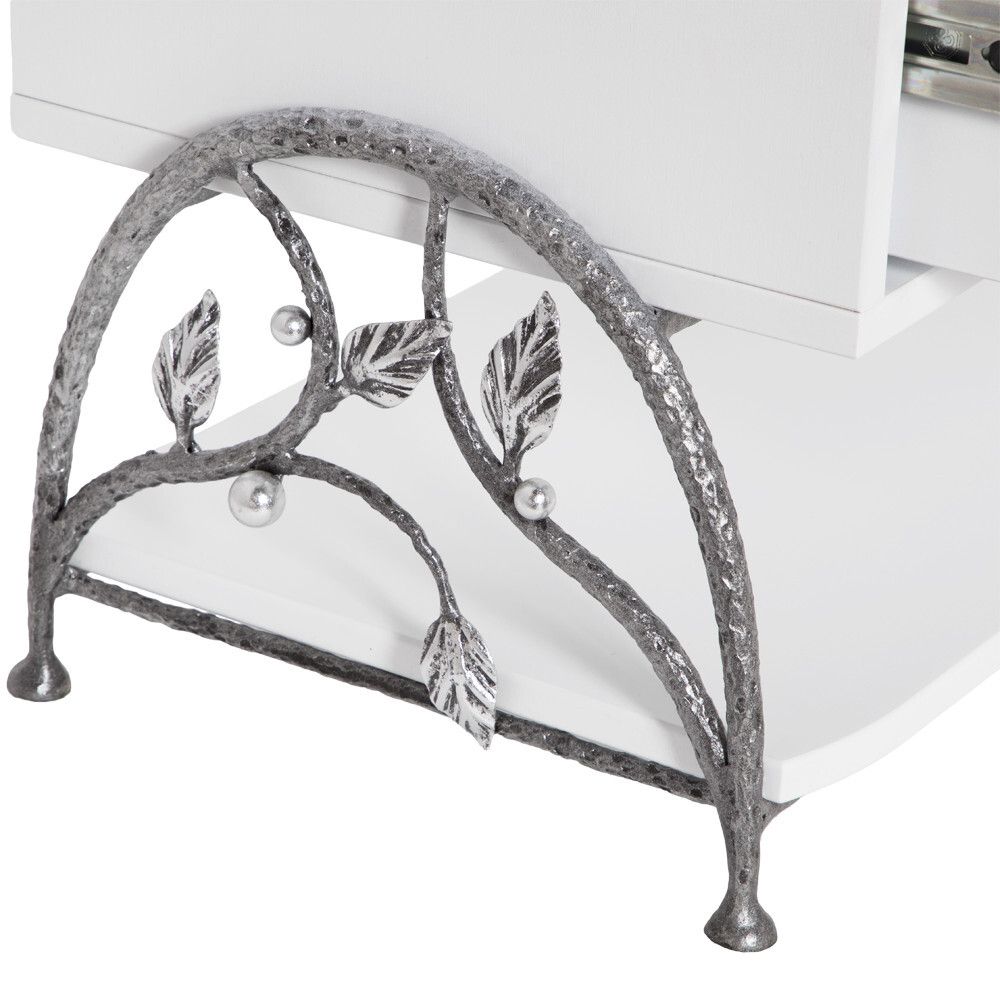 Банкетка Терра Айс Античное Серебро