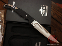 Складной нож полевой НОКС "Аватар" (шайбы) 334-100424 c клинком из стали D2, рукоять G10