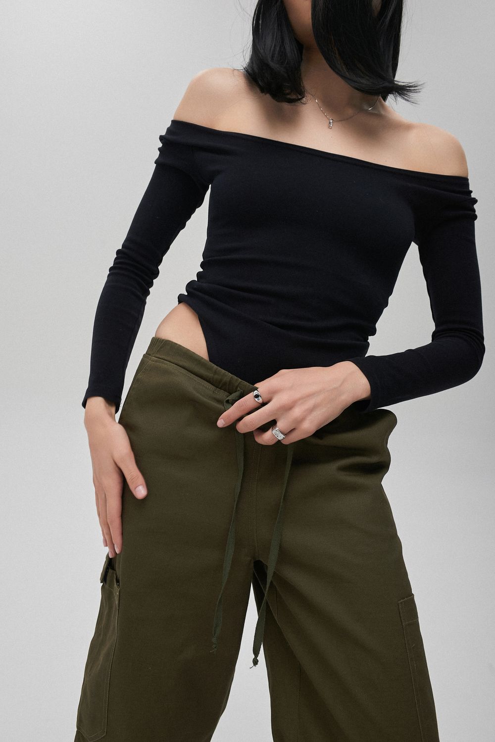 Кольцо Crystal EYE с черным агатом