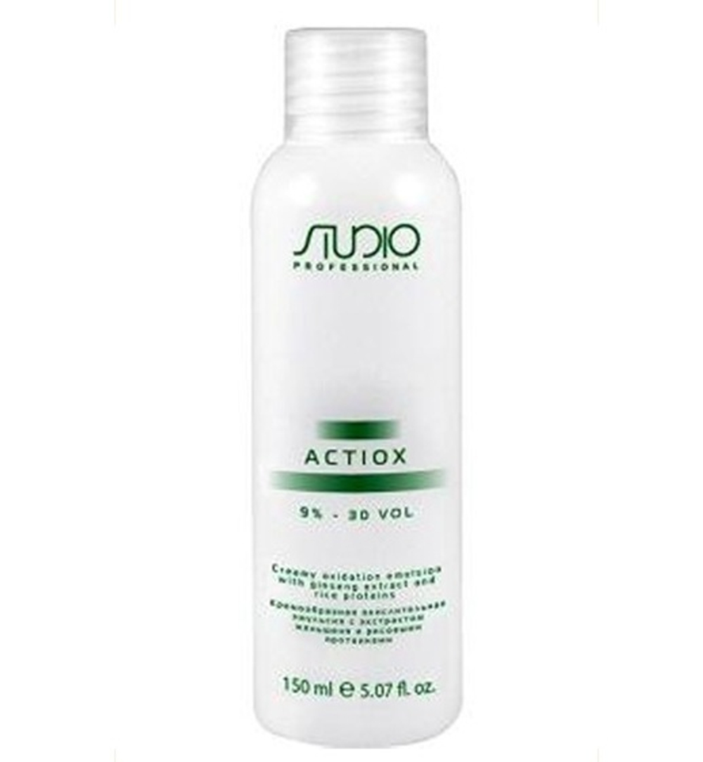 Kapous Studio Professional Эмульсия окислительная ActiOx, 9%, кремообразная, с экстрактом женьшеня и рисовыми протеинами, 150 мл