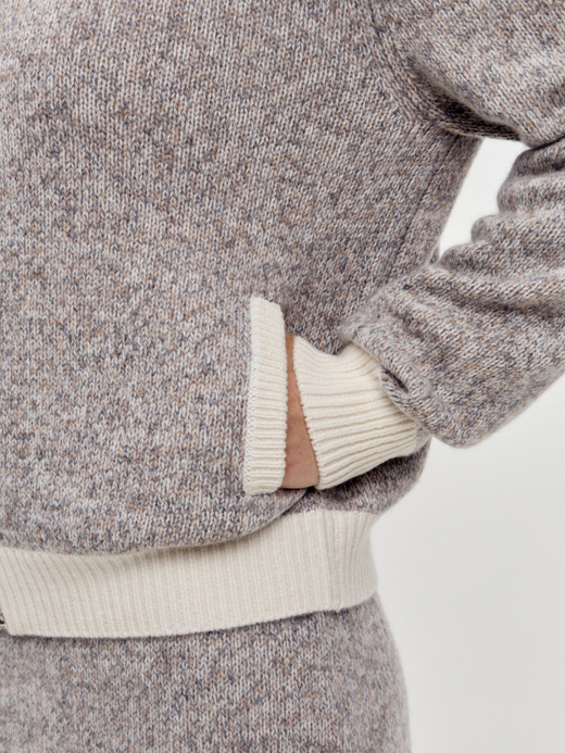 Кашемировый бомбер