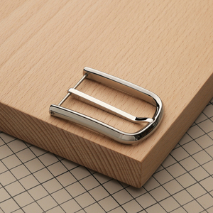 Ременная пряжка 35 мм из нержавеющей стали, цвет серебро // BGS