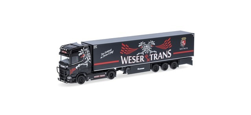 Грузовик Scania CS20 HD Kühlkoffer-Sattelzug "Weser-Trans Bremen"