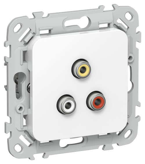 FLITE Розетка RCA РАрса-ФлБ белый IEK