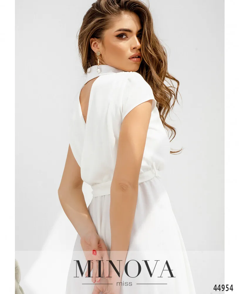 Платье 1078-1-молочный Minova