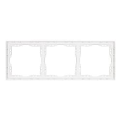 Рамка пластиковая FRM-NOBE-SFPL-3-GD (Arlight, Золотой песок) 054221