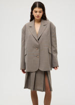 Жакет объемного кроя