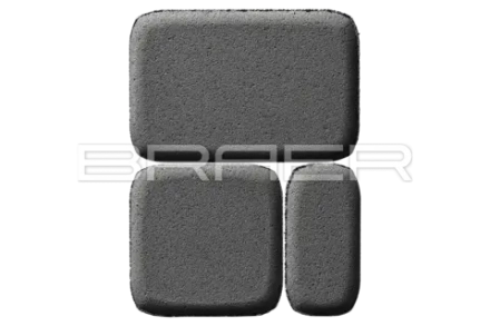 Тротуарная плитка Braer Классико, Серый, 60 мм