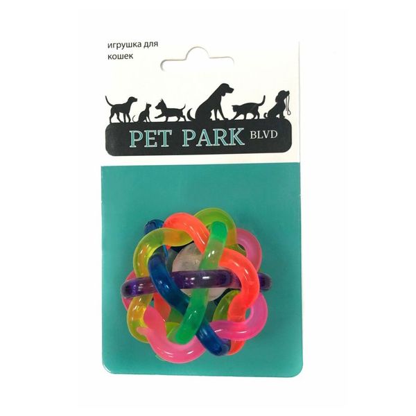 Игрушка Petpark для кошек Мячик светящийся, пластик
