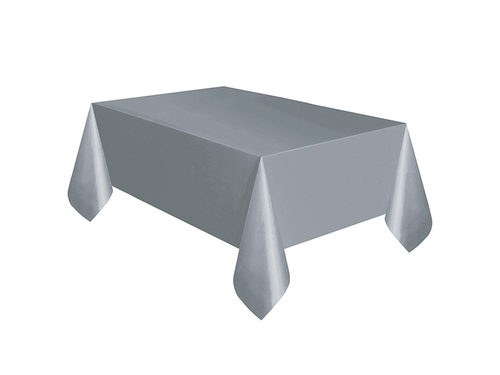 Скатерть П/Э "Фиеста" 110*140 см (40шт/уп) серая