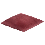 Чехол на подушку фактурный из хлопкового бархата бордового цвета  из коллекции essential, 45х45 см