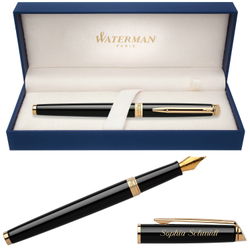 Перьевая ручка Waterman Hemisphere, цвет: Mars Black/GT, перо: F