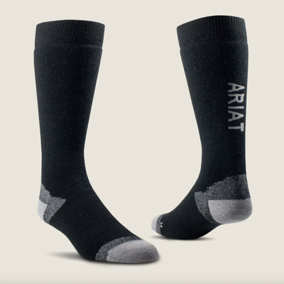 Гольфы из мериносовой шерсти Ariat Country Performance (black)