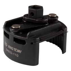 KING TONY (9AE52-110) Съемник масляных фильтров 1/2", 80-110 мм, двухзахватный