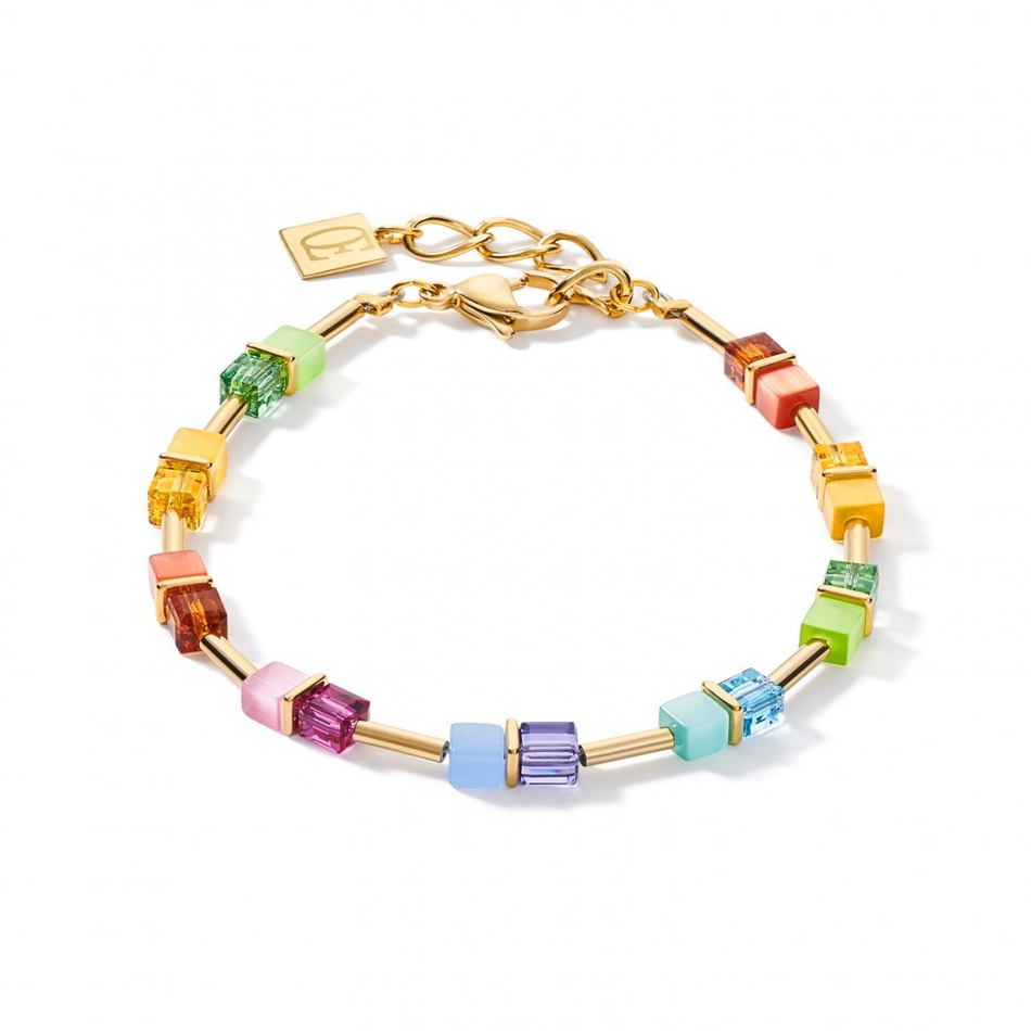 Браслет Coeur de Lion Multicolor Rainbow-Gold 5020/30-1535 цвет мультиколор