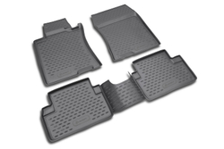 Коврики Standard, в салон HONDA Accord 2003-2007, 4 шт. (полиуретан, чёрные) Element.NLC.18.01.210