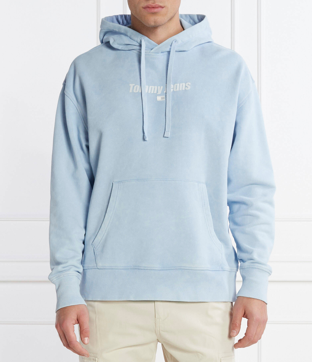 Худи Tommy Jeans - голубой(DM0DM17787)