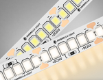 GS3301 2835 240Led/ 18W m/ 24V IP20 3000K/ 5000*10*1.2mm (2 конт.)
