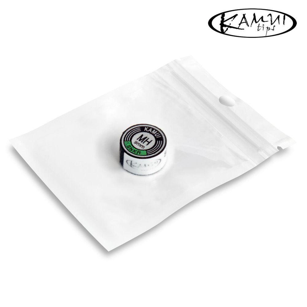 Наклейка для кия Kamui Snooker Black ø9мм Medium 1шт.