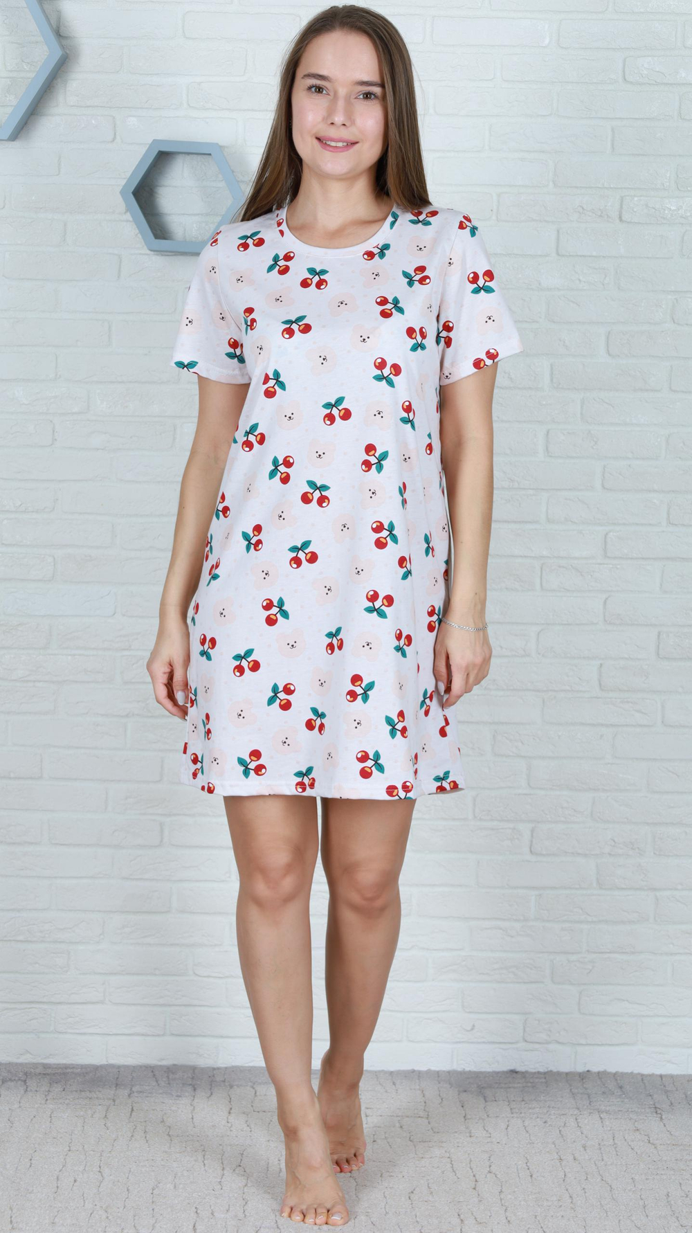 5098100 Туника женская разноцветная, микс (52)