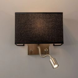 Citiluх Декарт CL704301 Бра с чёрным абажуром и диммером