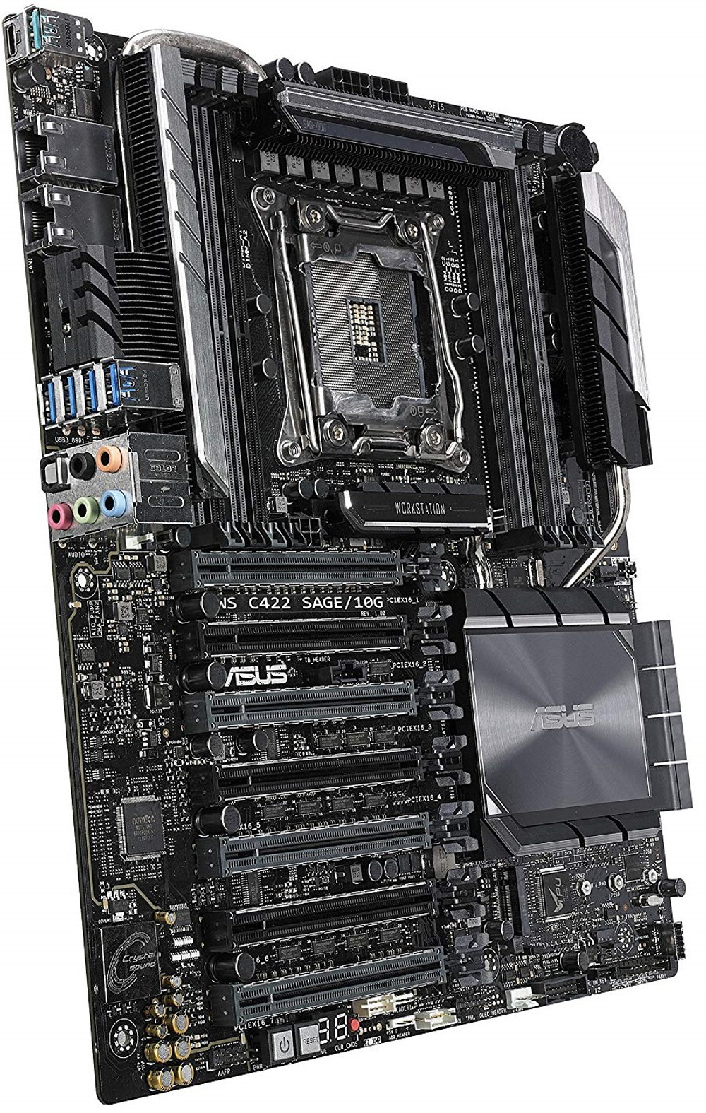 Материнская плата E-ATX ASUS WS C422 SAGE/10G
