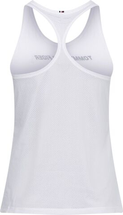 Женский топ теннисный Tommy Hilfiger Reg Graphic Mesh C-NK Tank Top - optic white