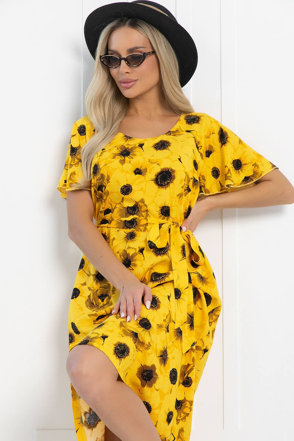 Платье Теплое лето (желтое) П12878-19М LT Collection