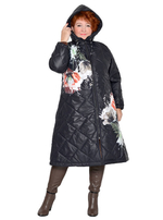 Пальто стёганое Цветочная фея
