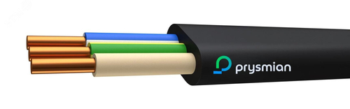 Кабель ВВГ-Пнг(А)-LS 3х1.5 ОК (N PE) 0.66кВ (бухта) (м) РЭК-PRYSMIAN 1603040101