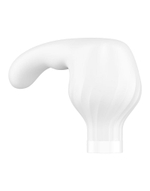 Белый вибромассажер Satisfyer Double Wand-er со сменными насадками (Цвет: белый)