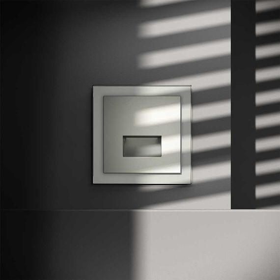 Подсветка светодиодная встраиваемая Voltum S70 с датчиком, (сталь) VLS070705