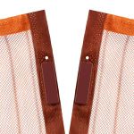 Дверная антимоскитная сетка 210х100см, с магнитами по всей длине, коричневая REXANT