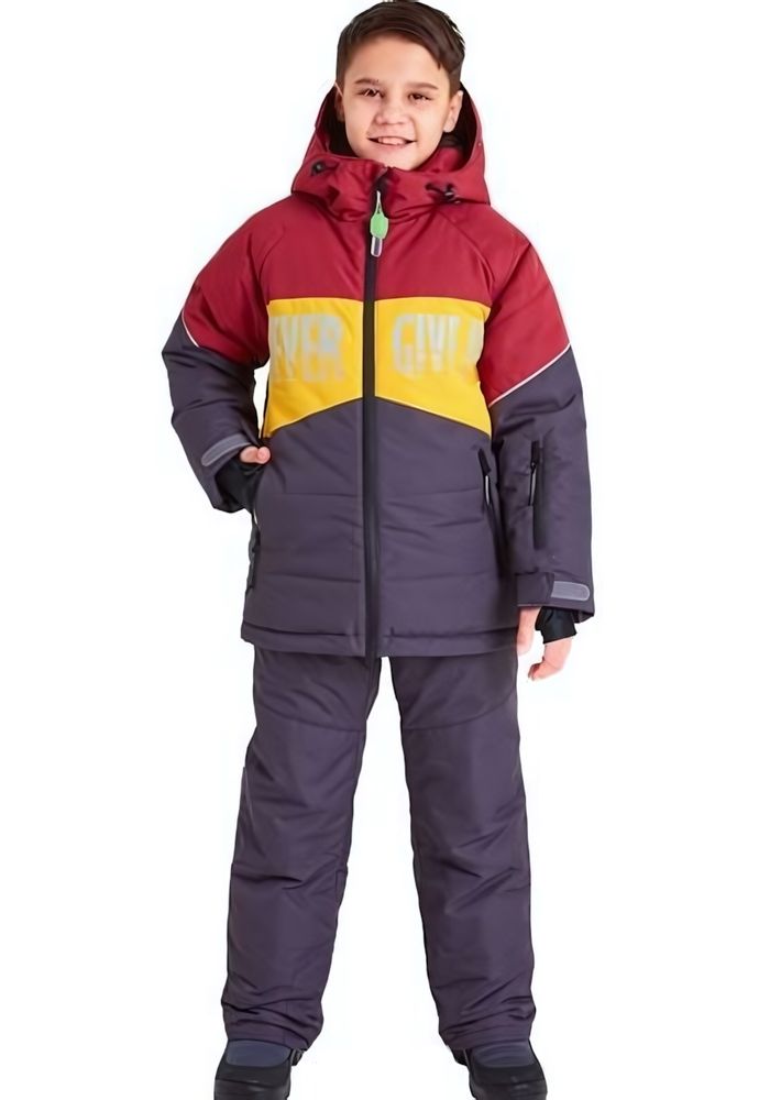 Комплект для мальчиков куртка и штаны "Никас" горчица р.110 (Батик) 448-22з-1