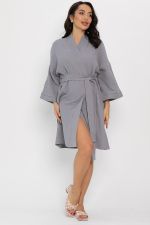 Халат-кимоно Муслин (серый) П14577-52М LT Collection