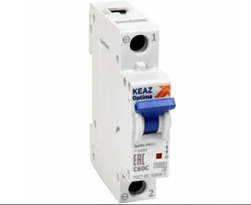 Автоматический выключатель Кэаз 1п C 2А OptiDin BM63-1C2-DC-УХЛ3, 261163