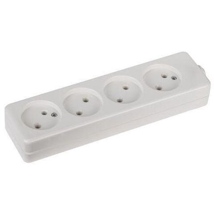 Колодка удлинителя 4-м без заземл. K-4 Эра Б0003477