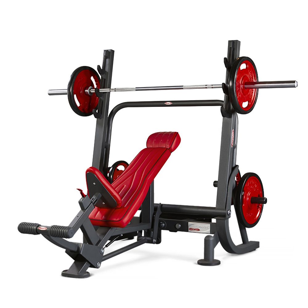 Олимпийская наклонная скамья (версия Super) PANNATA Freeweight High Performance SUPER OLYMPIC INCLINED BENCH 1HP205