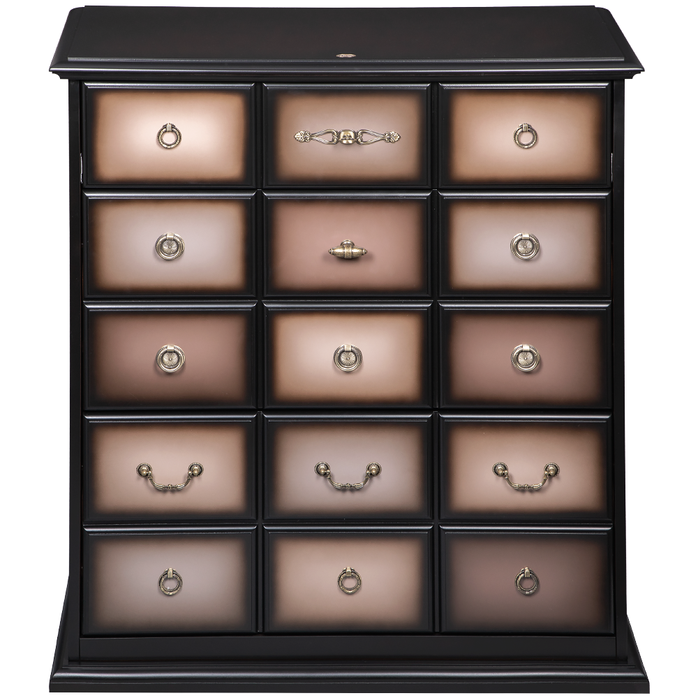 Тумба Пандора 3 Орех Оберджин Шоколад