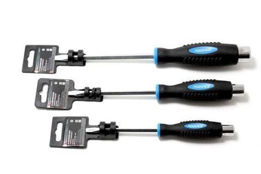 Отвертка шлицевая силовая магнитная под ключ ''Profi''S2 SL8.0х150мм, на пластиковом держателе Forsage F-70280150