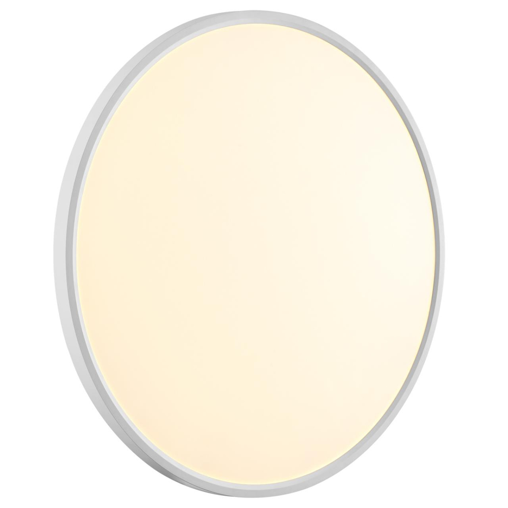 7659/48L MITRA LED SN 551 Светильник пластик/белый LED 48Вт 3000/4000K D600 IP40 ALFA WHITE