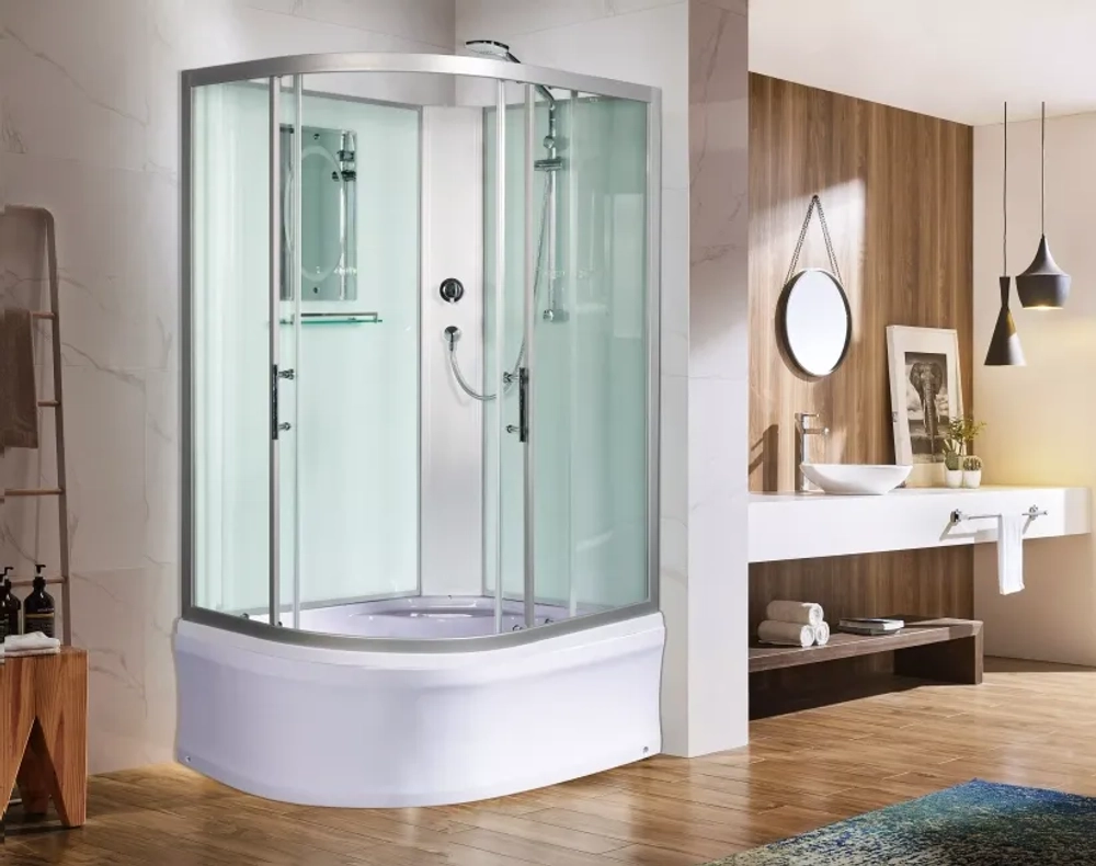 Душевая кабина WeltWasser (ВельтВассер) Halle 1201 R, с высоким поддоном, 120x90x217