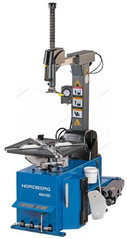 NORDBERG (4641IDB) Станок шиномонтажный автомат, двухскоростной, стол с накладками, 380 В, синий