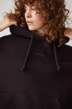 Худи Toccotwo с белыми люверсами Женский Черный